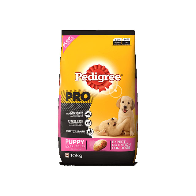 Pedigree pro puppy food top